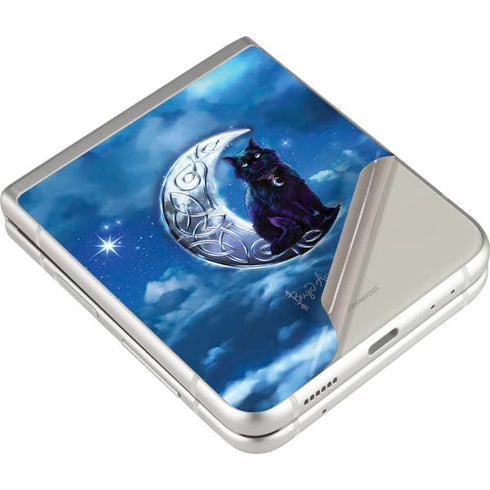 Brigid Ashwood Celtic Black Cat Galaxy Z Flip3 5G Skin